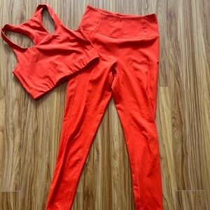 Women's Red Girlfriend Collective Set